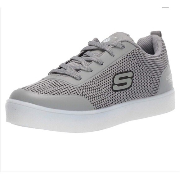 Sketchers Energy Lights Grey Circulux Multicolor Light Up Men’s Shoes Sz 7.5 - Picture 2 of 8